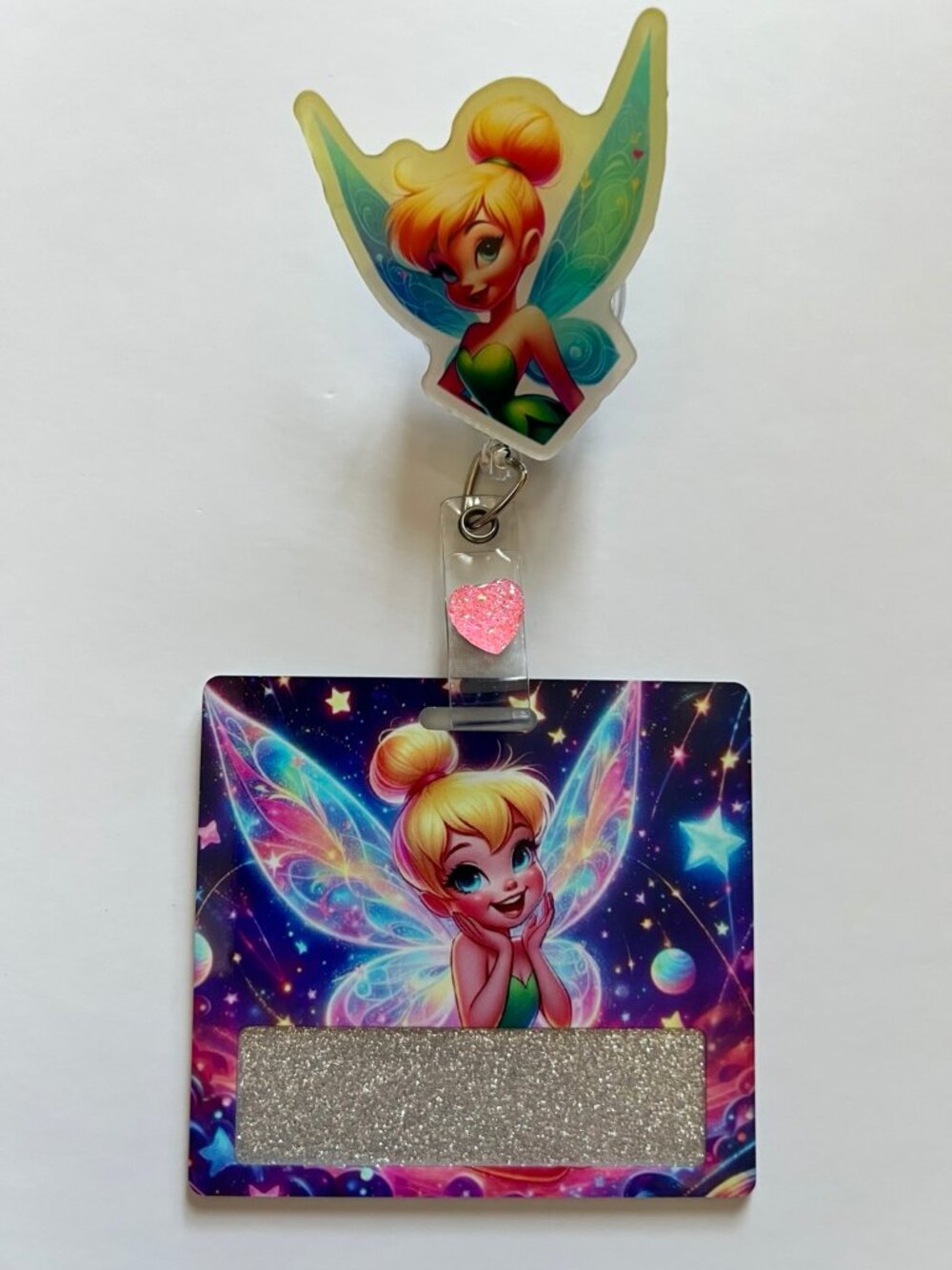 Tinker Bell Retractable Badge Reel & Badge Buddy Set